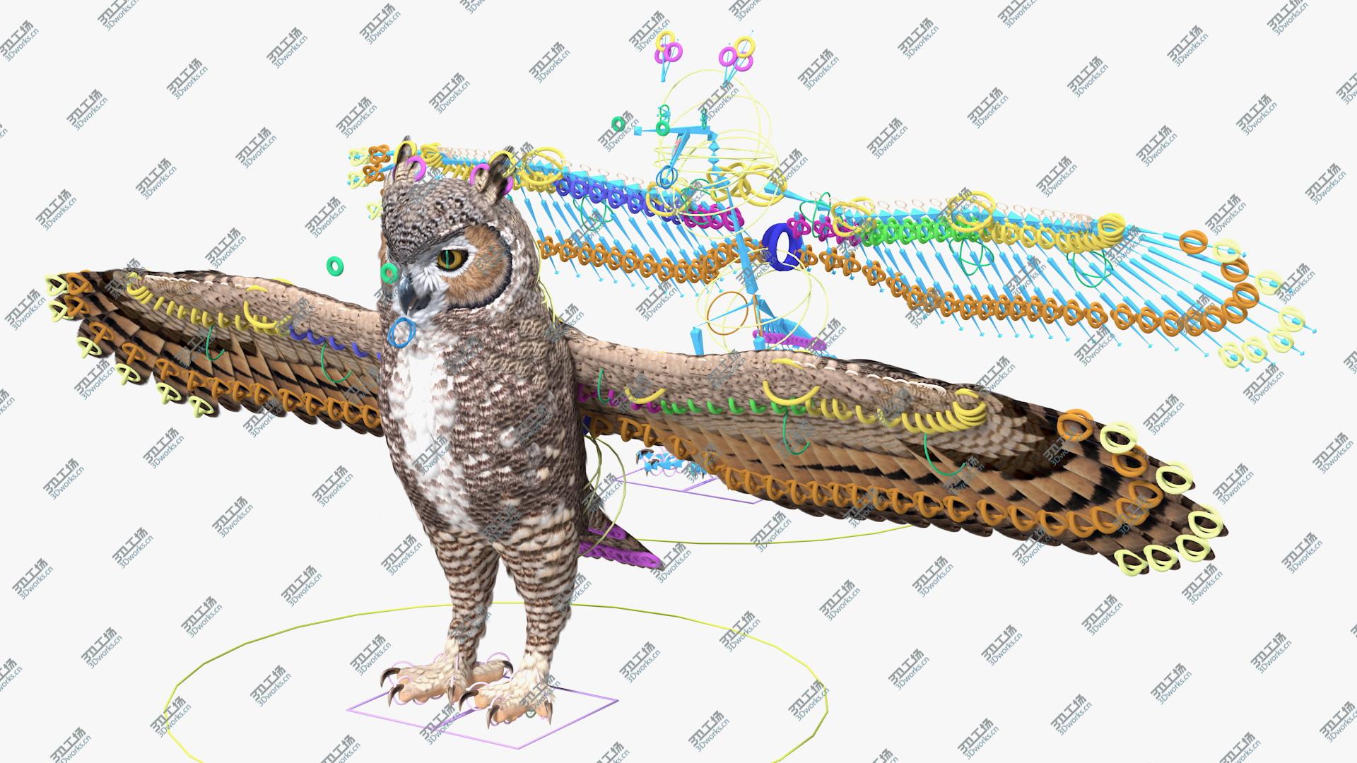 images/goods_img/202104093/Great Horned Owl Rigged 3D model/3.jpg